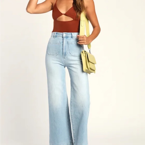 Rust Brown Cutout Bodysuit - Picture 3 of 8